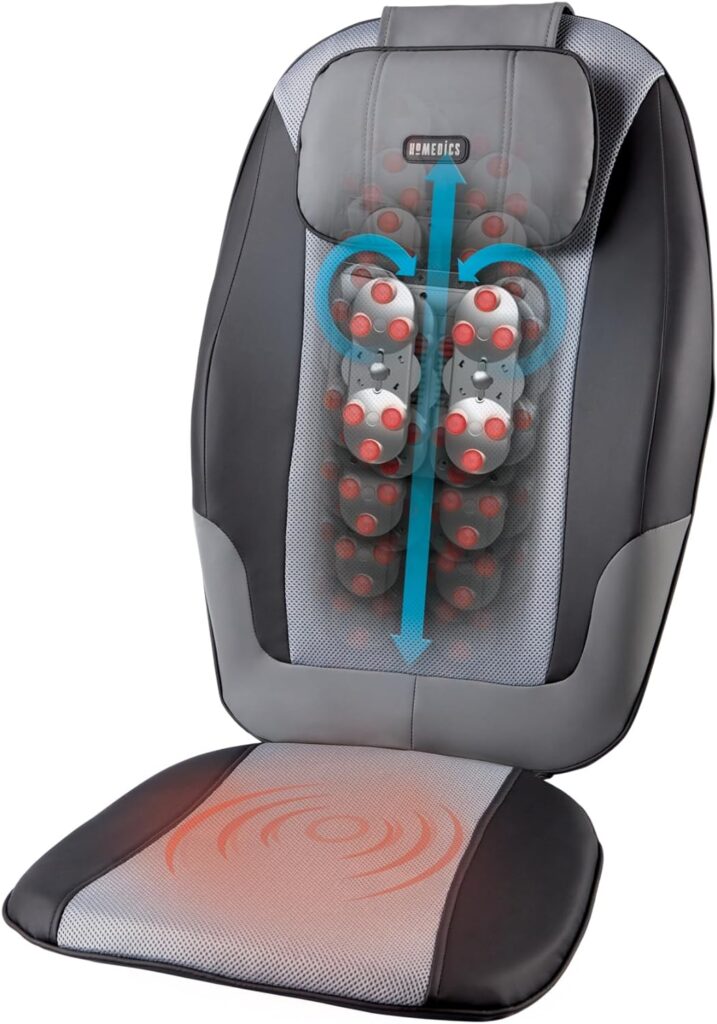 Homedics Dual Shiatsu Deluxe Massage Cushion with Heat